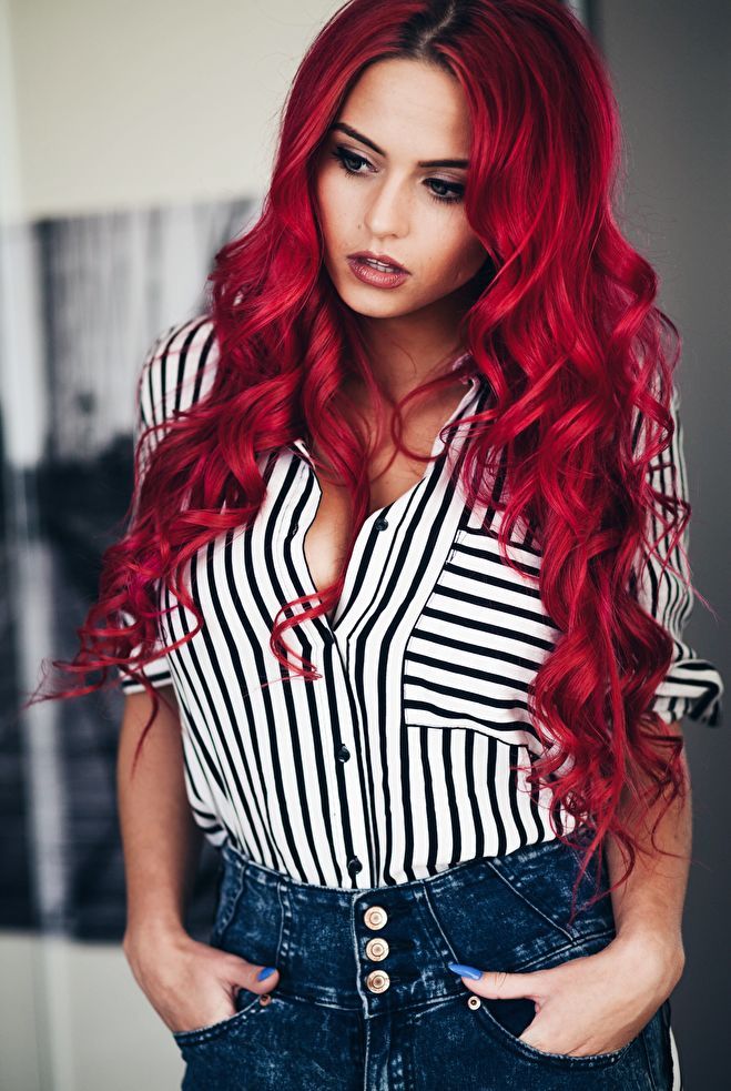 viktorija bescouted beauty redhead fashion